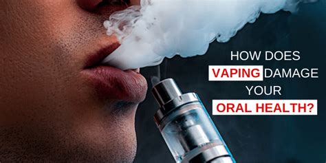 Vaping Causes Gum Disease And Damages Your Oral Health