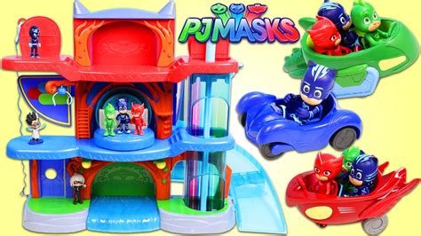 How to make the pj masks headquarters pj masks in this tutorial i show you how to make a mini pj masks. Huge PJ MASKS Headquarters Playset! - YouTube