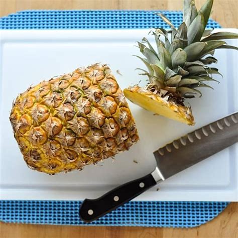 How To Cut Up A Whole Pineapple Step By Step Recipe The Kitchn