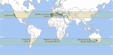 map of the world s mediterranean climate zones map climates europe map