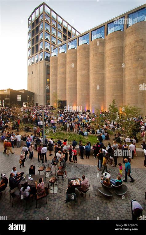 Cape Town Philharmonic Orchestra Playing At The Silo District At The