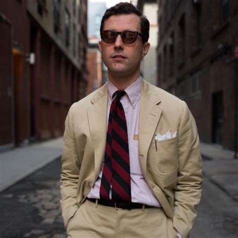 the armoury lightbox our colleague rick in his tan cotton suit from