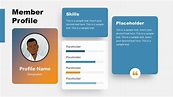 Free Member Profile Slides for Presentations - SlideModel