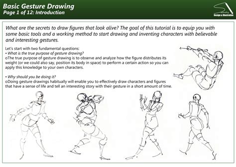 Basic Gesture Drawingtutorial Page Of Others At Link Sketch