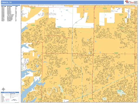 Frisco Zip Code Map 75033 Us States Map