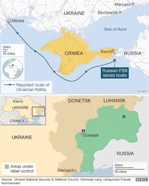 Ukraine Russia Sea Clash Who Controls The Territorial Waters Around