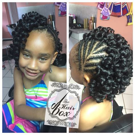 These braids are gorgeous and we love how they start off as standard braids and go into one fishtail braid. Crochet braids for little girls | Braids | Pinterest ...