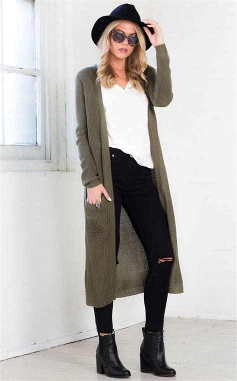 26 Outfit Ideas With Long Cardigans For Women 2020 Fashion Canons