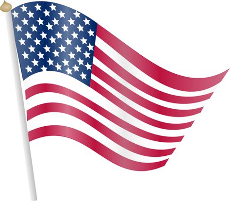 Free Transparent American Flag Clipart Transparent Background