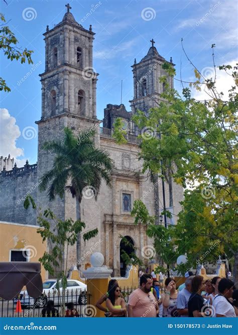 Mexico Church Cathedral Merida Colonial Architecture Historial Yucatan
