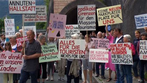 Hallstatt Residents Blockade Austrian Town In Protest Over Tourism