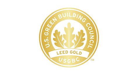Us Green Building Council Usgbc Leed Gold Logo Download Ai All