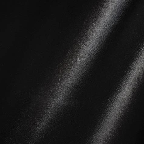 Black Leather Upholstery Designer Fabric