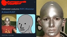 One of many "quality" NPC costumes : r/TheRightCantMeme