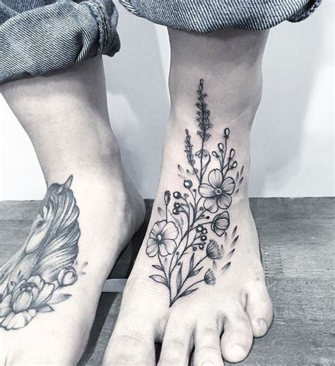 Flower Tattoos For Feet Best Flower Site