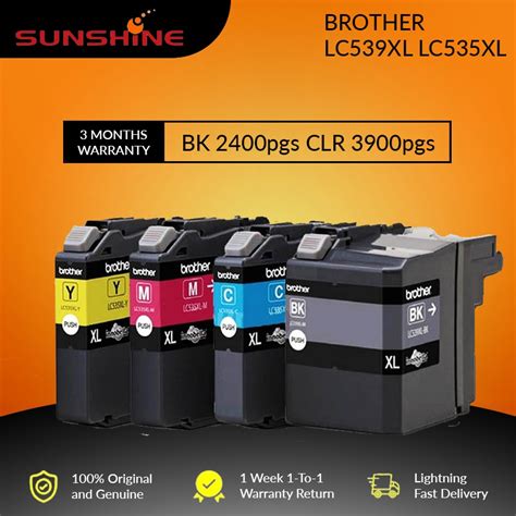 In addition to windows operating systems. BROTHER LC539XL LC535XL INK CARTRIDGE (DCP-J100 DCP-J105 ...