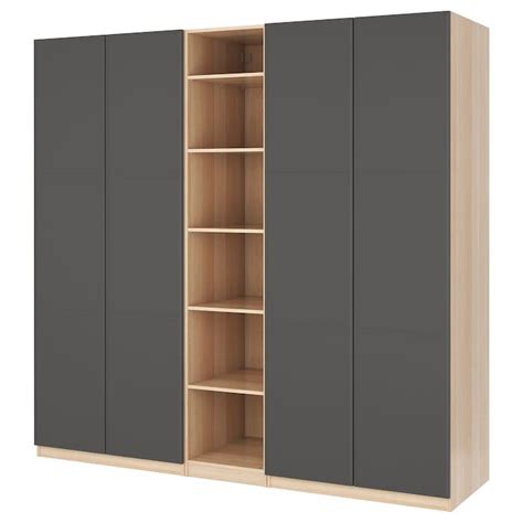 Check spelling or type a new query. PAX Wardrobe - white stained oak effect, Meråker dark grey ...