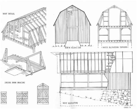Old Barn Plans Cant Remember Where I Originally Found The Plans But