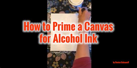 Painting a motorcycle tank is way to customize your motorcycle, but not everyone knows how to paint a motorcycle tank. How to Prep a Canvas for Alcohol Ink - Alcohol Ink Art