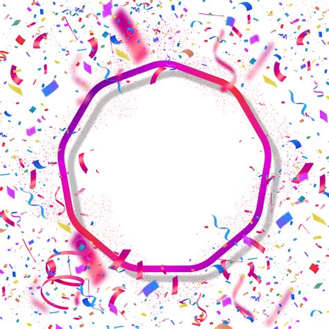 Confetti Celebration Party Vector Hd Png Images Celebration Frame