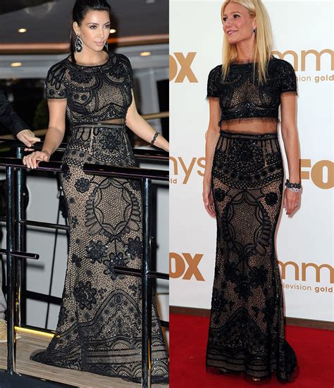 Kim Kardashian Vs Gwyneth Paltrow Who Wore It Better Photos Huffpost