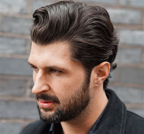 Slick Back Haircuts 40 Trendy Slicked Back Hair Styles Atoz Hairstyles