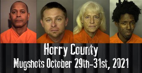 Horry County Mugshots October 29th -31st, 2021 - WFXB
