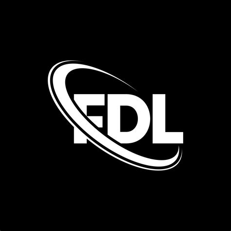 logo fdl. lettera fdl. design del logo della lettera fdl. iniziali logo