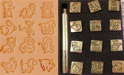 Leather Stamp Sets ~ Standing Bears Trading Post