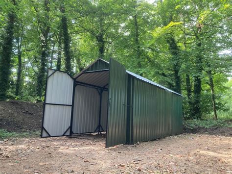 Tractor Shed Portable With Door Bsg Tractors