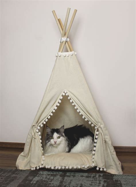 Diy Cat Teepee I Built A Teepee For My Cat Inspired By Minicamplt