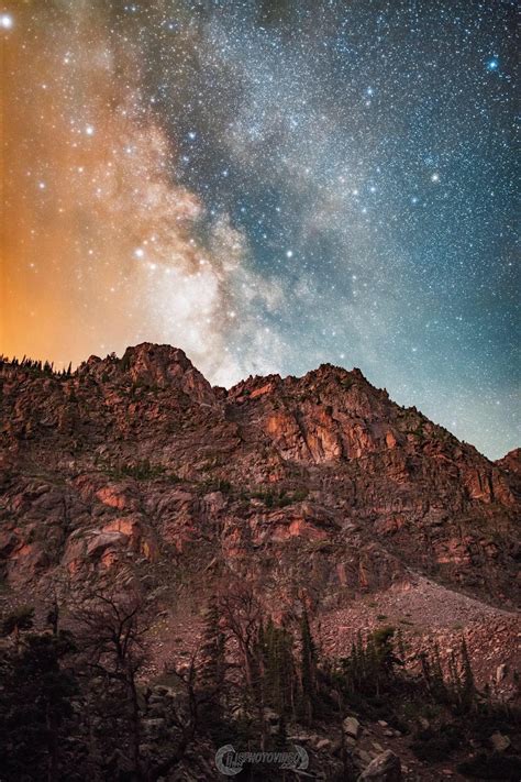 A Starry Night At Emerald Lake In Rocky Mountain National Park Co