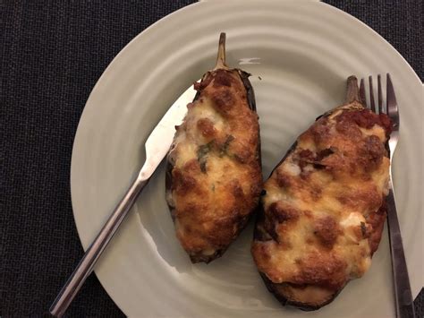 Papoutsakia Stuffed Eggplants Recipe The Greek Food