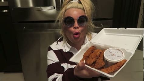 Trisha Paytas Is Excited For Chicken Fingers Youtube