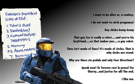 Maybe you would like to learn more about one of these? Caboose Quotes | Blue quotes, Red vs blue, Caboose