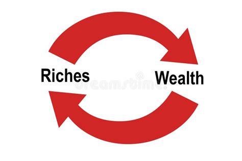 Riches Vs Wealth Stock Vector Illustration Of Funds 17420962