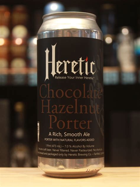 Heretic Chocolate Hazelnut Porter 473 Ml HK Brewcraft
