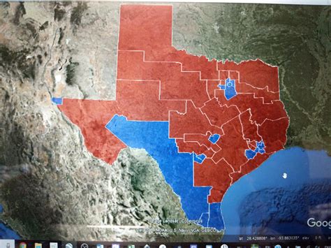 Texas Voting Districts Map United States Map