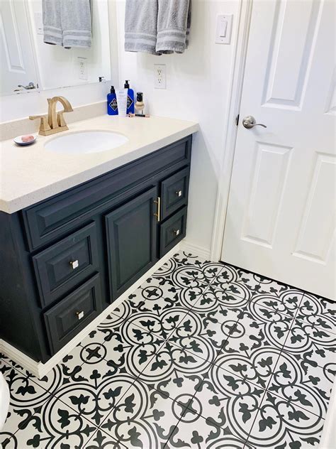 Black White Bathroom Tile Designs Best Home Design Ideas