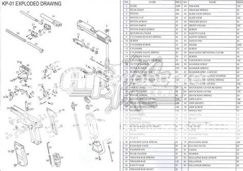 Sig P226 Parts Diagram