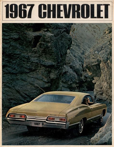 Gm 1967 Chevrolet Sales Brochure