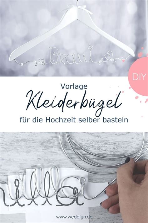 Maybe you would like to learn more about one of these? DIY Kleiderbügel Hochzeit selber machen + Vorlage in 2020 ...
