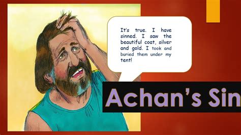 Achans Sin Bible Reading For Kids Youtube