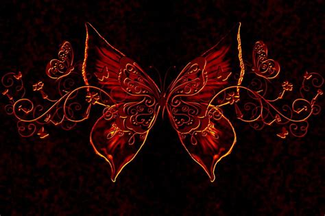 Flutter By Hop Abstract Dark Fire Butterfly Hd Wallpaper Peakpx