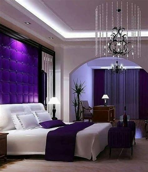 Awesome 48 Gorgeous Romantic Master Bedroom Ideas Purple Master