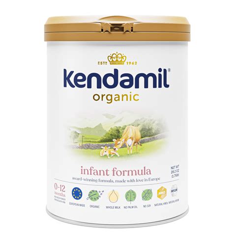 Kendamil Organic Whole Milk Infant Formula with MFGM, HMOs, Prebiotics