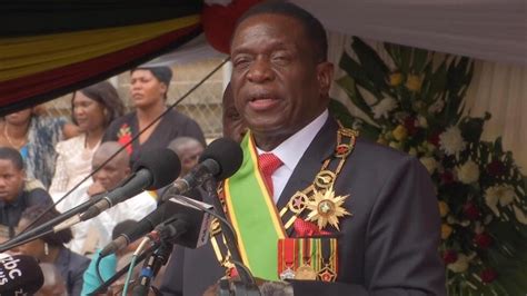 Zimbabwe Emmerson Mnangagwa Pledges To Revive Failing Economy Eye On Africa