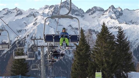 Skiarea Campiglio Panorami Piste Pinzolo 2020 Youtube