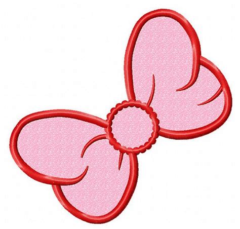 Bow Applique Machine Embroidery Designs Instantly Download Etsy