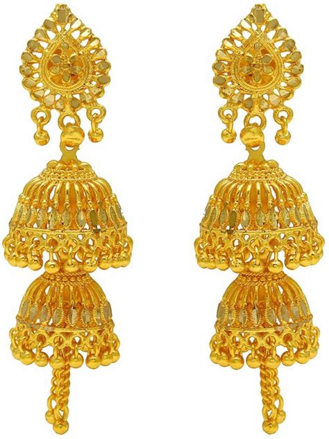 Sale Double Jhumka Gold Design In Stock